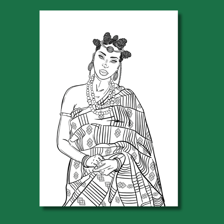 Coloriage à imprimer Akan Glow