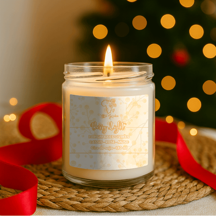 bougie parfum baies givrées