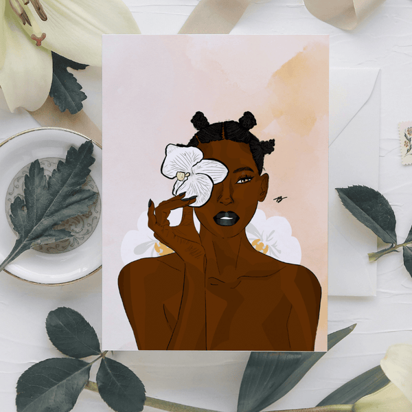 Carte de voeux - Be my orchid (version 2025)