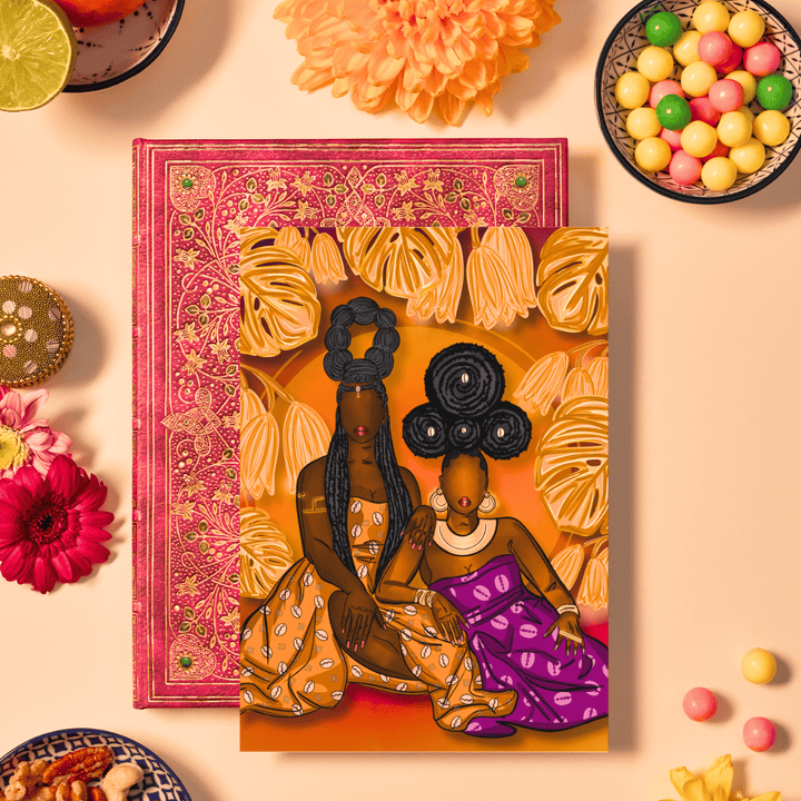 carte de vœux braided grace