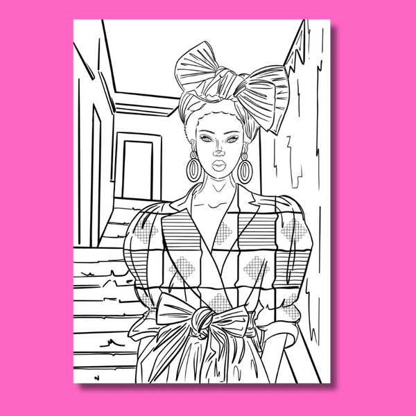 Coloriage à imprimer - Kente Pop