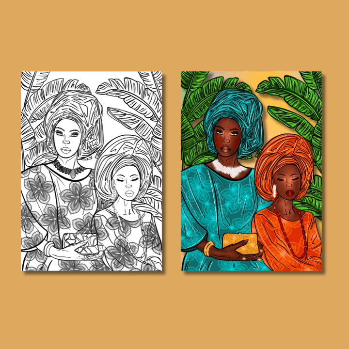 coloriage à imprimer Reines du Lagos 2