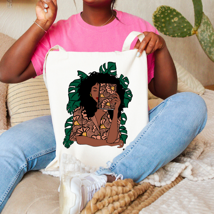 Totebag - You're on time - Afro Garden