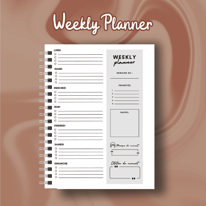 weekly planner planner a new era of me 