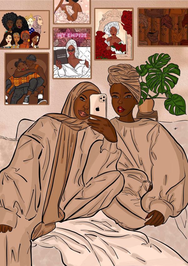 Affiche - Sisterhood 3 - Afro Garden